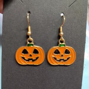 Halloween Pumpkin Earrings